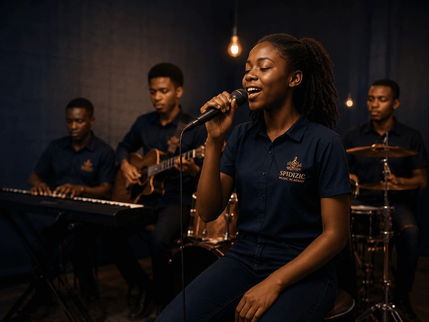 Spidizic students performing music